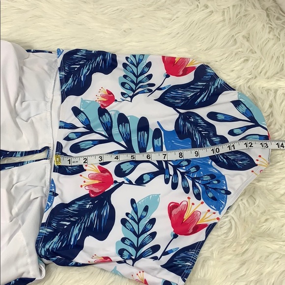 Backless deep plunge high waisted swim suit XL - Picture 7 of 7